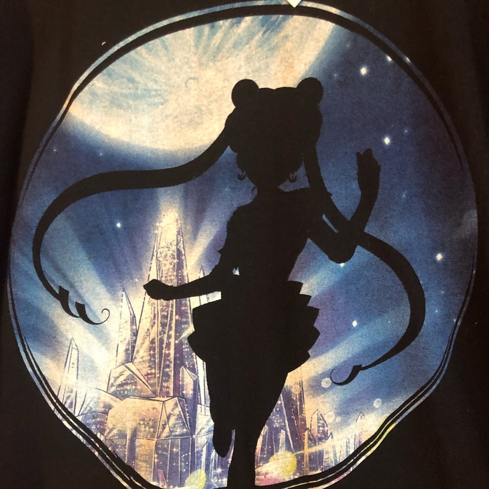 (SOLD) Black Sailor Moon T Shirt